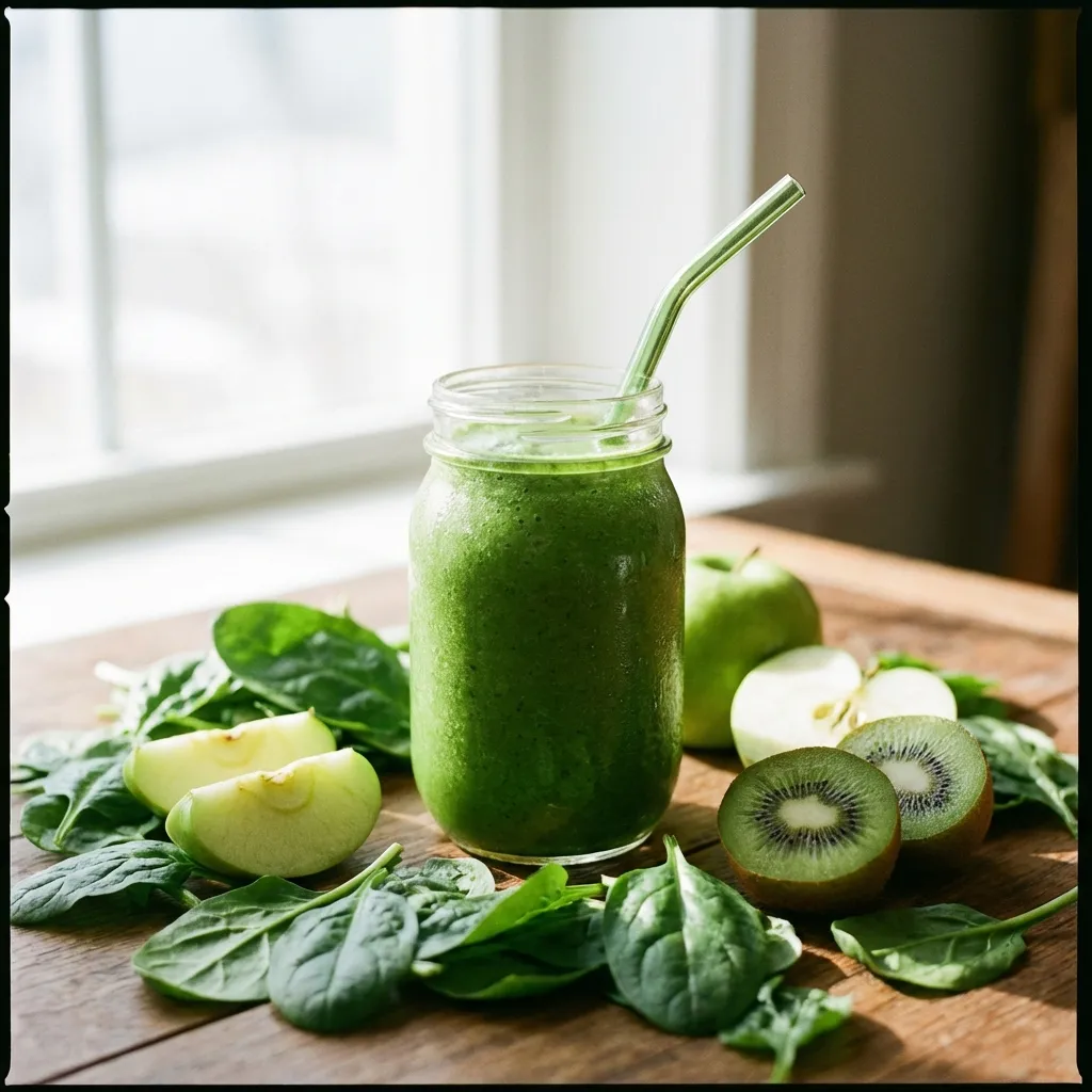 Smoothie Vert Détox & Énergie